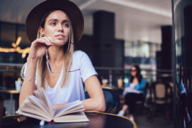 Woman at Cafe